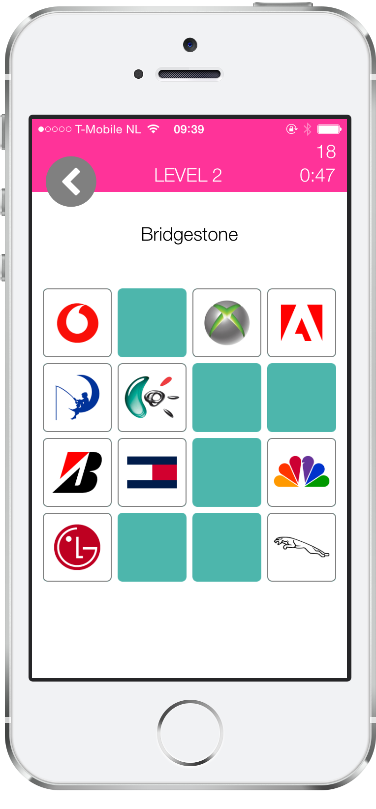 Logo Quiz app op iPhone 5
